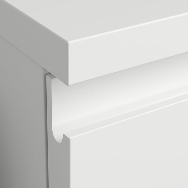 IKEA STORKLINTA 6-drawer Chest White/anchor/unlock Function 27 1/2x18 7/8x47 1/4 "