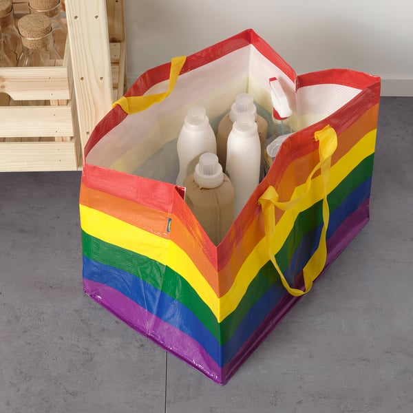 IKEA STORSTOMMA Shopping Bag Large Multicolor 2401 Oz