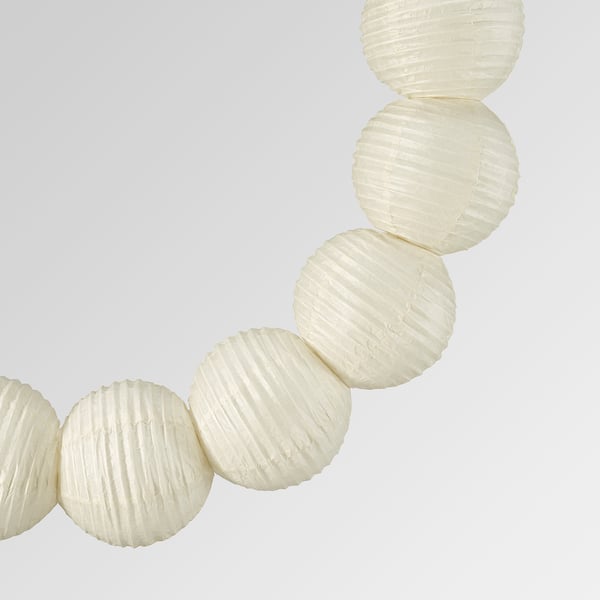 IKEA STRÅLA LED Decorative Pendant Lamp Ball Circle/white