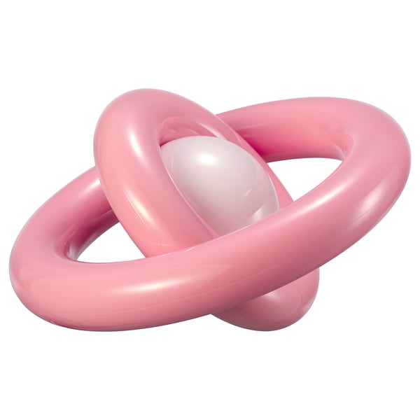 IKEA STRÅLA LED decorative table lamp plastic/battery operated pink