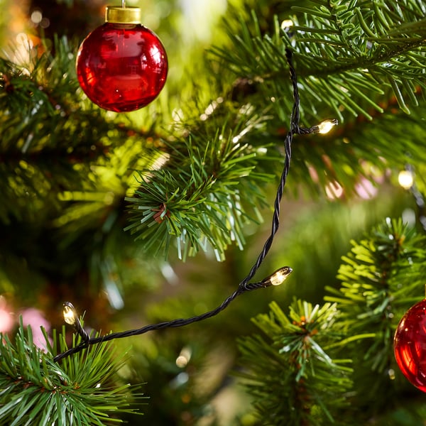 IKEA STRÅLA LED Lighting Chain With 100 Lights Black