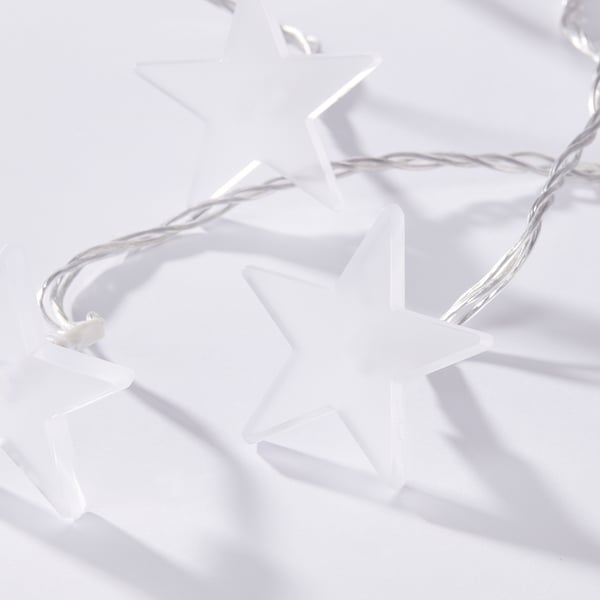 IKEA STRÅLA LED String Light Curtain/48 Lights Outdoor Star