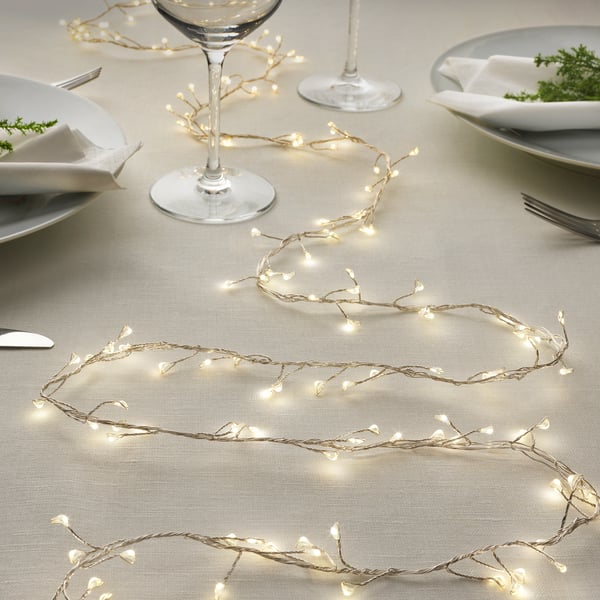 IKEA STRÅLA LED String Light With 160 Lights Battery Operated Mini