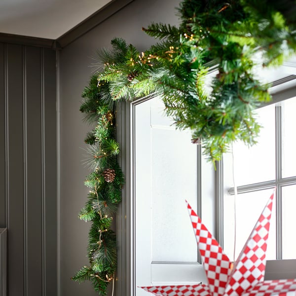 IKEA STRÅLA LED String Light With 160 Lights Battery Operated Mini/copper Color