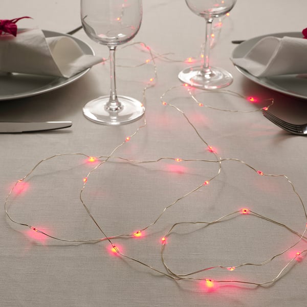IKEA STRÅLA LED String Light With 40 Lights Battery Operated