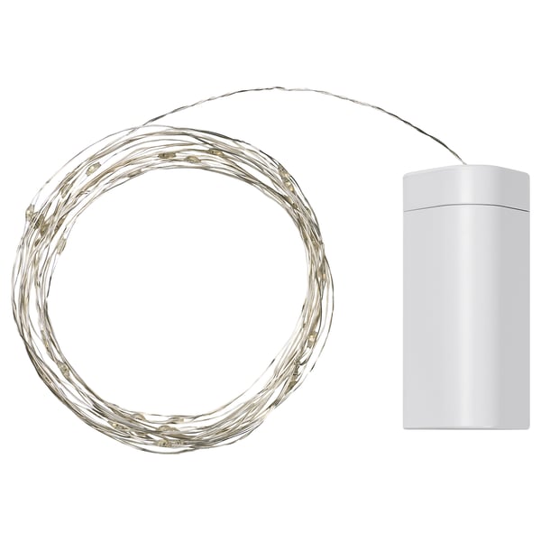IKEA STRÅLA LED string light with 40 lights battery operated