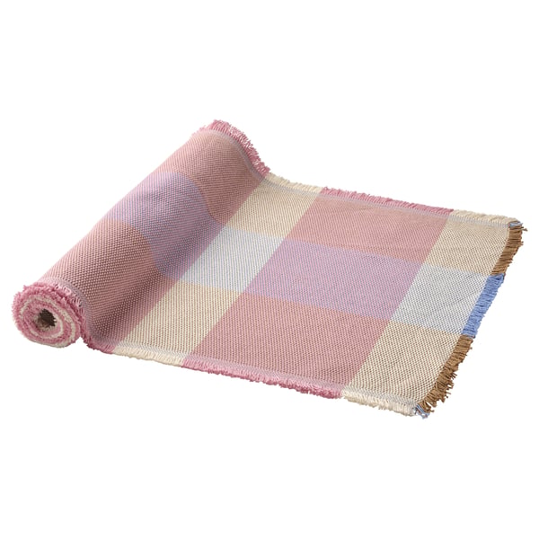 IKEA STRANDFLOKA Table runner patterned/multicolor 14x51 "