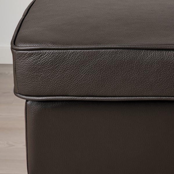 IKEA STRANDMON Armchair And Ottoman Grann/Bomstad Dark Brown