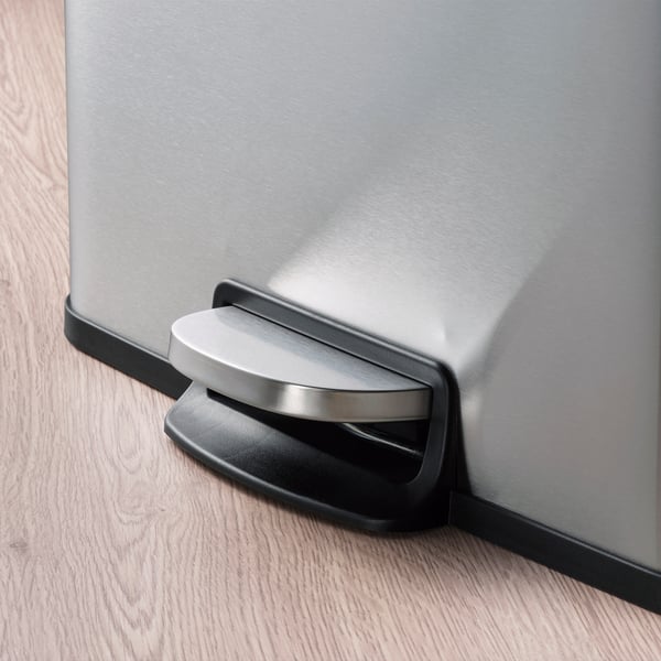 IKEA SULTEN Step Trash Can Stainless Steel 13 Gallon