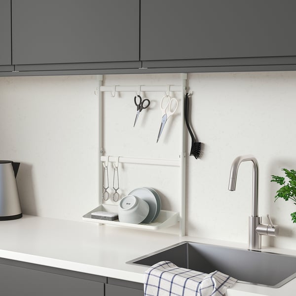 IKEA SUNNERSTA Kitchen Organizer Set No Drill/dish Drainer/hook