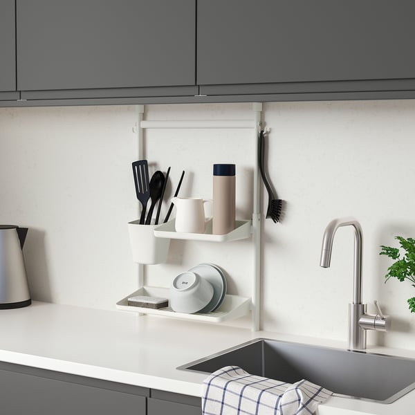 IKEA SUNNERSTA Kitchen Organizer Set No Drill/shelf/dish Drainer/container