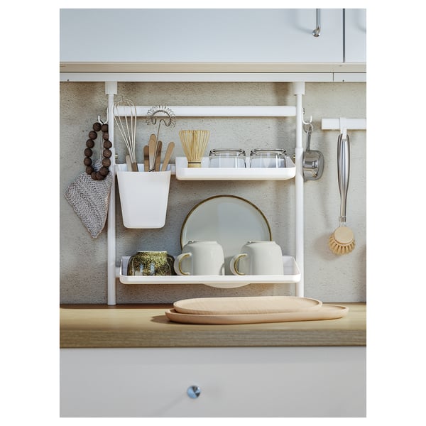 IKEA SUNNERSTA Kitchen Organizer Set No Drill/shelf/dish Drainer/container