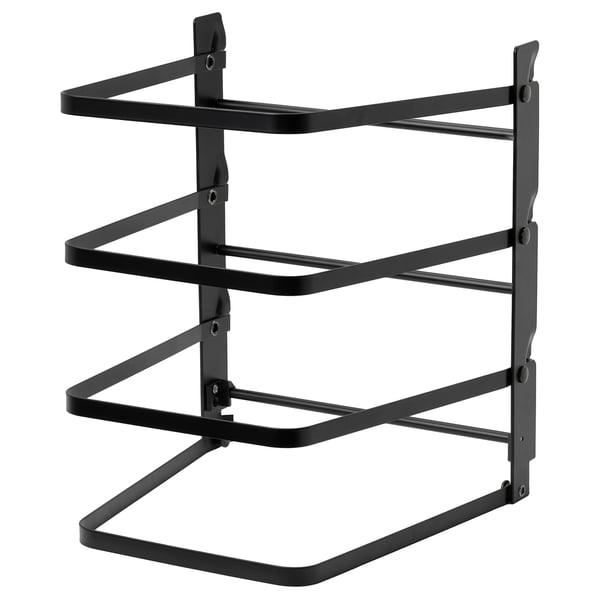 IKEA SVARTABBORRE Baking sheet rack foldable black 10 ¾x10 ¼x13 "