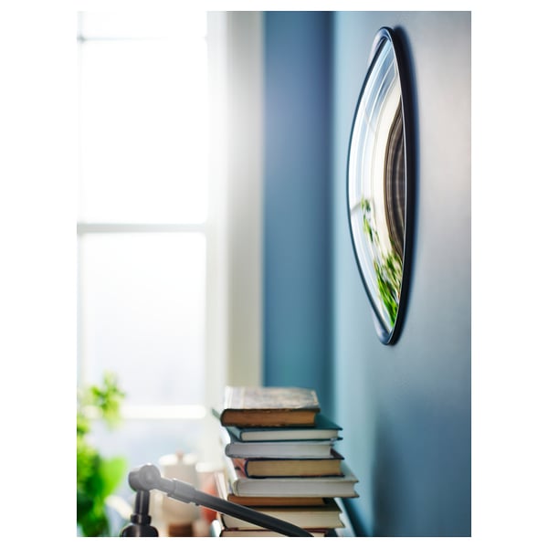 IKEA SVARTBJÖRK Decorative Convex Mirror Black 16 1/8 "