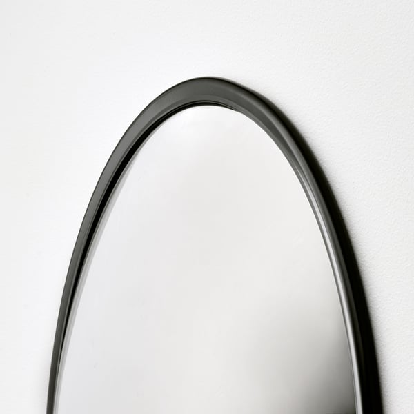 IKEA SVARTBJÖRK Decorative Convex Mirror Black 16 1/8 "