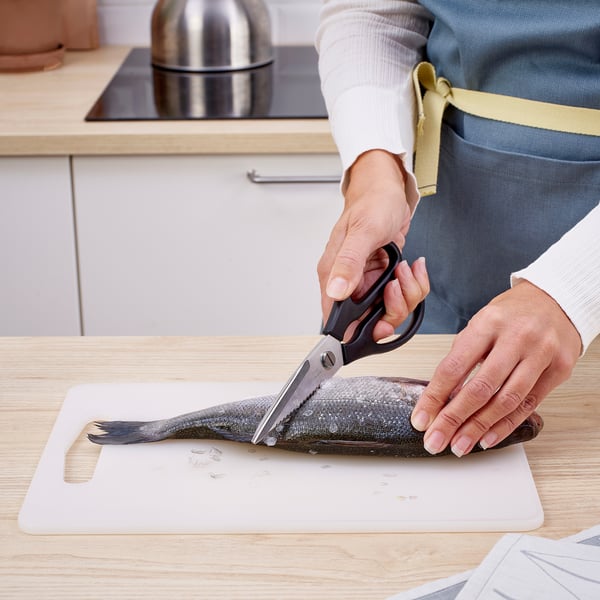 IKEA SVARTFISK Kitchen Shears Stainless Steel/black