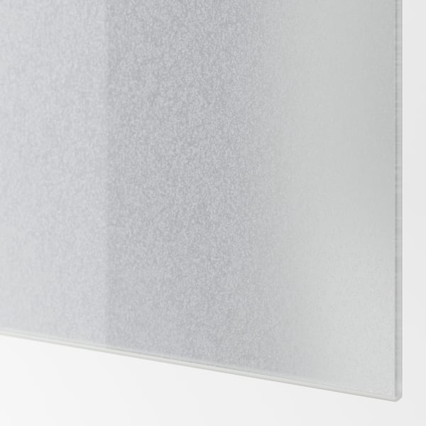 IKEA SVARTISDAL 4 Panels For Sliding Door Frame White Paper Effect 29 1/2x92 7/8 "