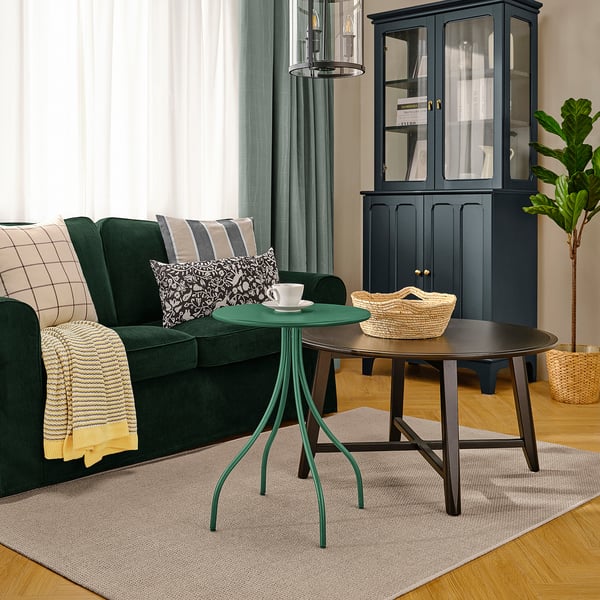 IKEA TÅNEBRO Side Table Indoor/outdoor/dark Green 18 1/8 "