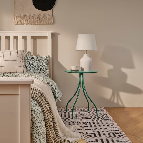 IKEA TÅNEBRO Side Table Indoor/outdoor/dark Green 18 1/8 "