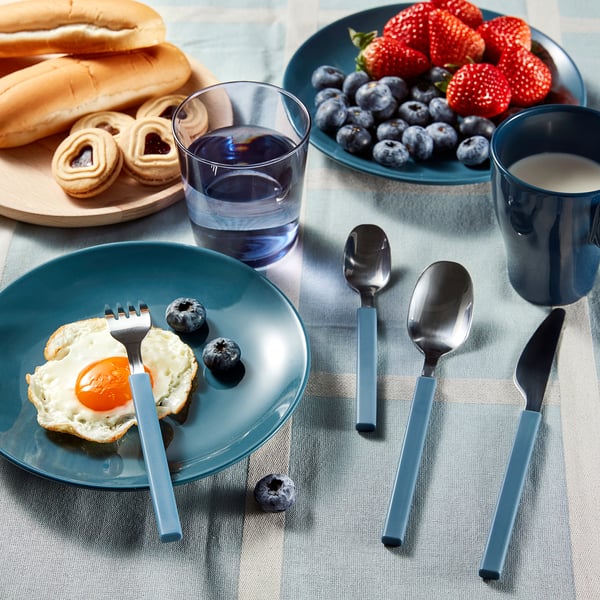 IKEA TÅNGMÄRLA 16-piece Flatware Set Dark Gray-blue