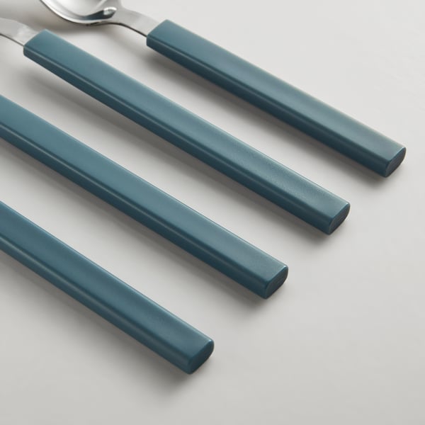 IKEA TÅNGMÄRLA 16-piece Flatware Set Dark Gray-blue