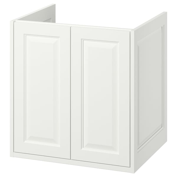 IKEA TÄNNFORSEN Bathroom vanity with doors white 24x21x25 1/8 "