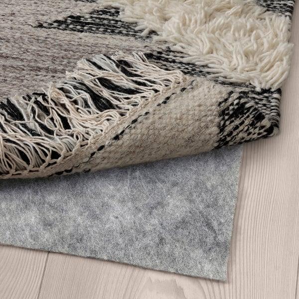 IKEA TANNISBY Rug Flatwoven Handmade/gray Black 5 ' 3 "x7 ' 7 "
