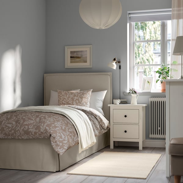 IKEA TÄRNKULLEN Upholstered Bed Frame Vissle Beige/Luröy Twin