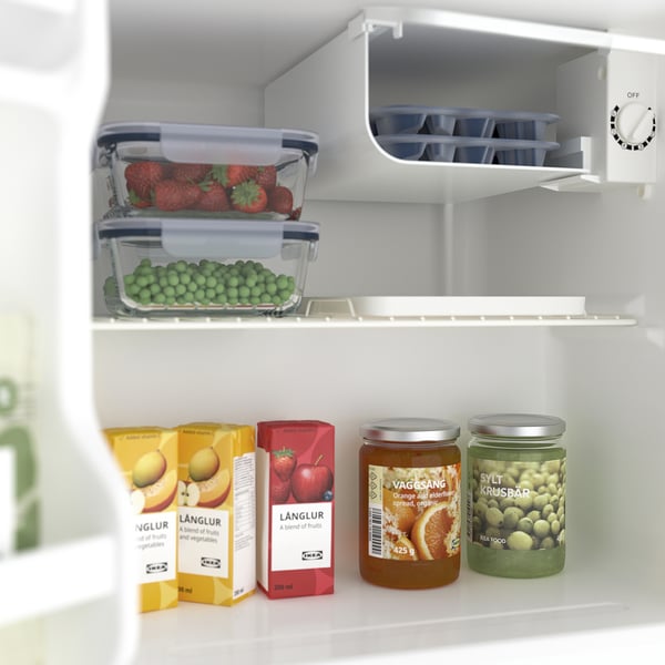 IKEA TILLREDA Refrigerator Freestanding/white 2 Cu.ft