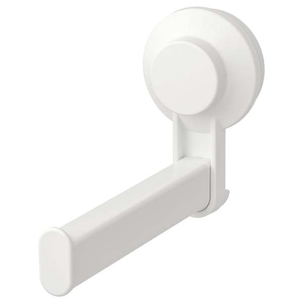 IKEA TISKEN Toilet roll holder with suction cup white