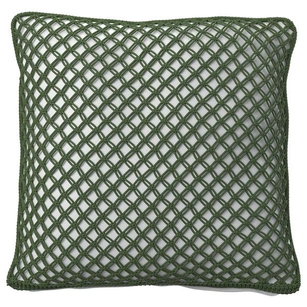 IKEA TOFTÖ Cushion cover dark gray-green outdoor/indoor 20x20 "