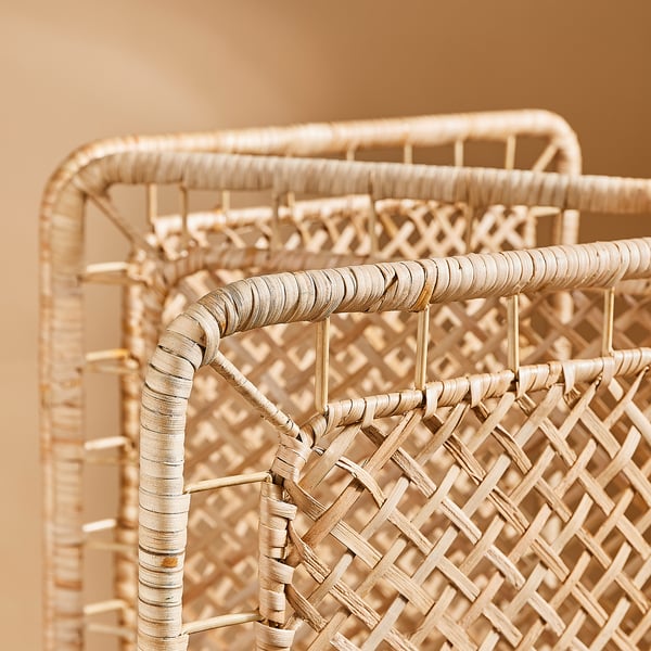 IKEA TOLKNING Room Divider Handmade Rattan 59x66 7/8 "