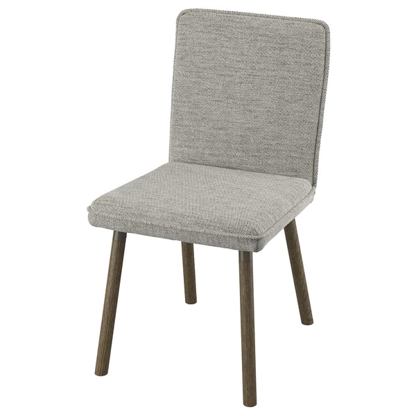 IKEA TONSTAD Chair Viarp beige/brown/brown oak effect