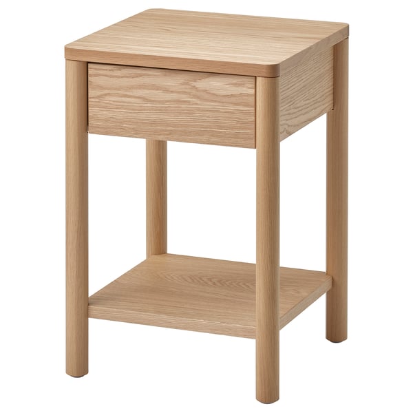 IKEA TONSTAD Nightstand oak veneer 15 3/4x15 3/4x23 1/4 "