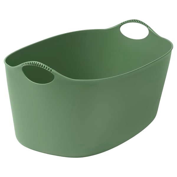 IKEA TORKIS Flexible laundry basket in/outdoor green 9 gallon
