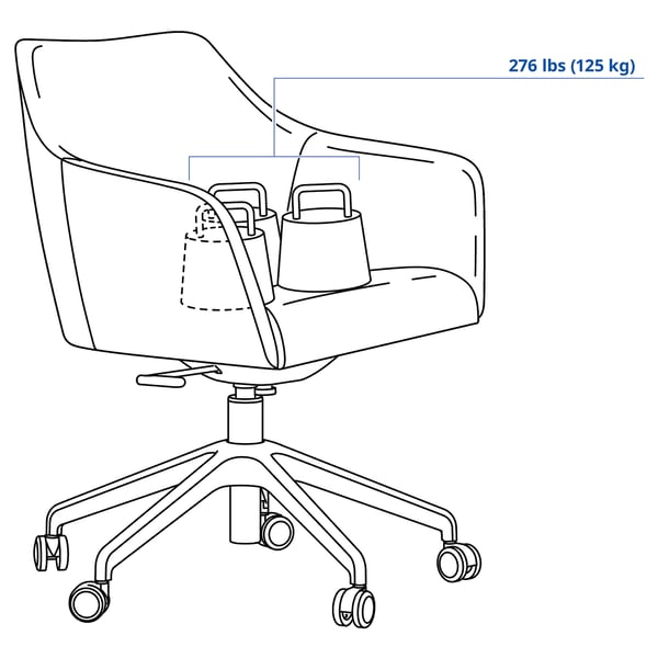 IKEA TOSSBERG / LÅNGFJÄLL Conference Chair Gunnared Beige/white