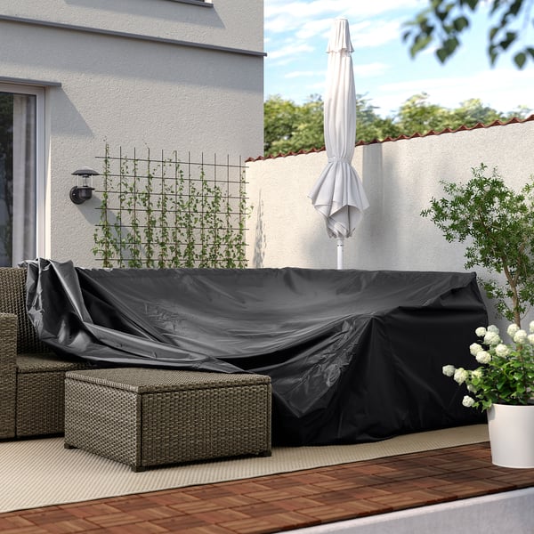 IKEA TOSTERÖ Cover For Outdoor Furniture Sofa/black 86 5/8x86 5/8 "
