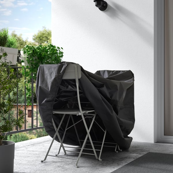 IKEA TOSTERÖ Cover For Outdoor Furniture Table And Chairs/black 47 1/4x25 5/8 "