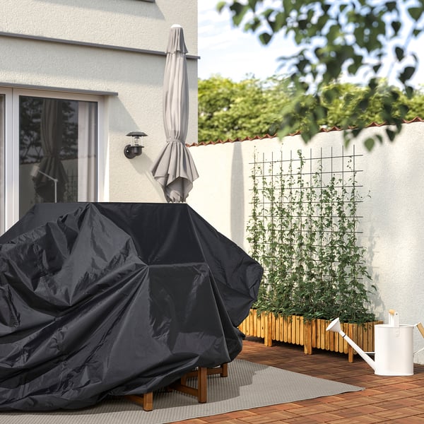 IKEA TOSTERÖ Cover For Outdoor Furniture Table And Chairs/black 74 3/4x31 1/2 "