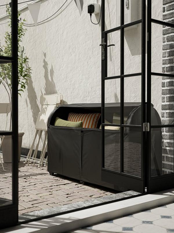 IKEA TOSTERÖ Storage Box Outdoor Black 50 3/4x17 3/8x31 1/8 "