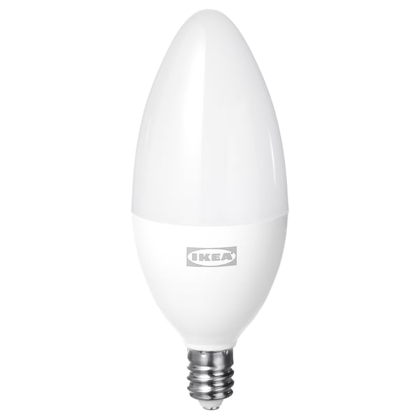 IKEA TRÅDFRI LED bulb E12 450 lumen wireless dimmable white spectrum/chandelier opal