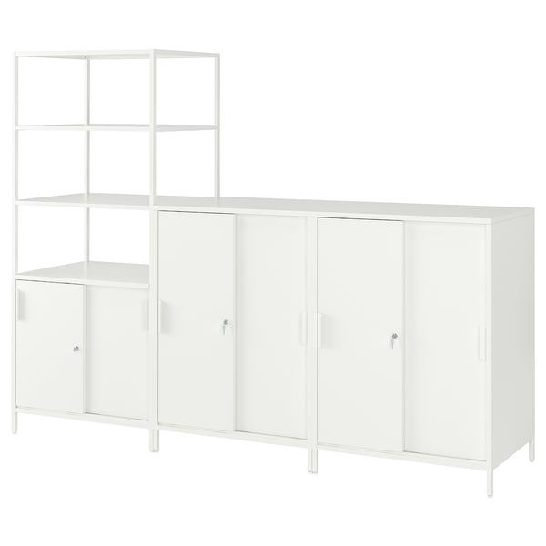 IKEA TROTTEN Cabinet combination white 94 1/2x70 7/8 "