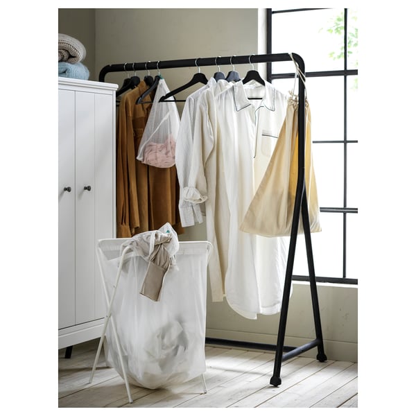 IKEA TURBO Clothes Rack Indoor/outdoor Black 46 1/8x23 1/4 "
