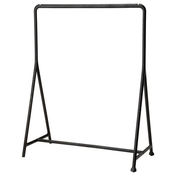 IKEA TURBO Clothes rack indoor/outdoor black 46 1/8x23 1/4 "
