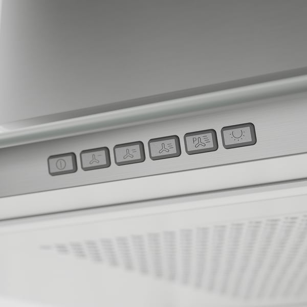 IKEA UNDANTAG Ceiling-mounted Range Hood Stainless Steel/glass