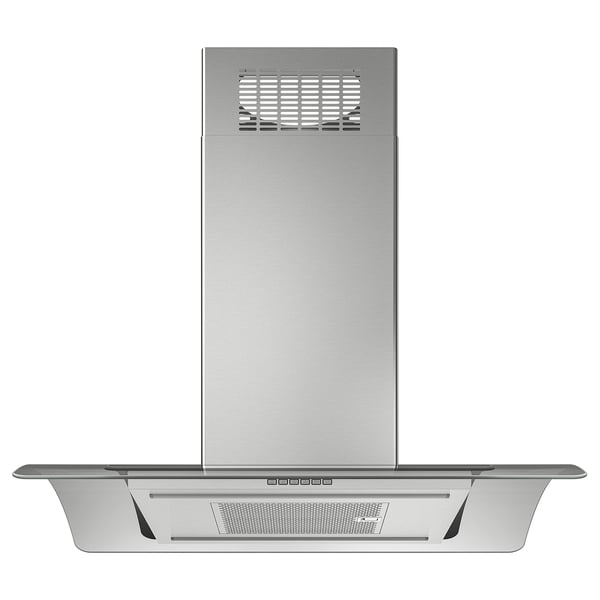 IKEA UNDANTAG Ceiling-mounted range hood Stainless steel/glass