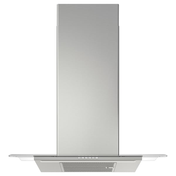 IKEA UNDANTAG Wall mounted range hood Stainless steel/glass