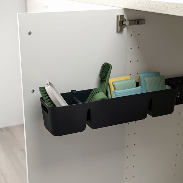 IKEA UPPDATERA Box With Slider Anthracite 19 ¾x6x4 ¾ "