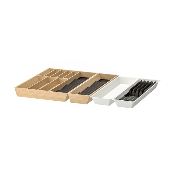 IKEA UPPDATERA Ctl tr/tr w kni rck/trs w spc rcks anthracite/light bamboo 32x19 1/2 "