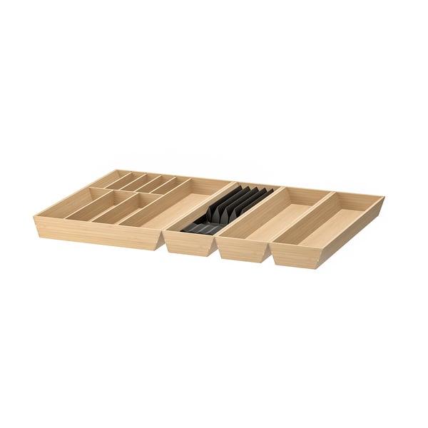 IKEA UPPDATERA Ctl tr/utsl trs/tr w kni rck anthracite/light bamboo 32x19 1/2 "